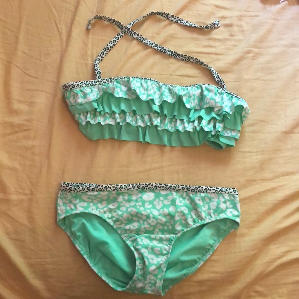 Two piece bikini ideal for preteen